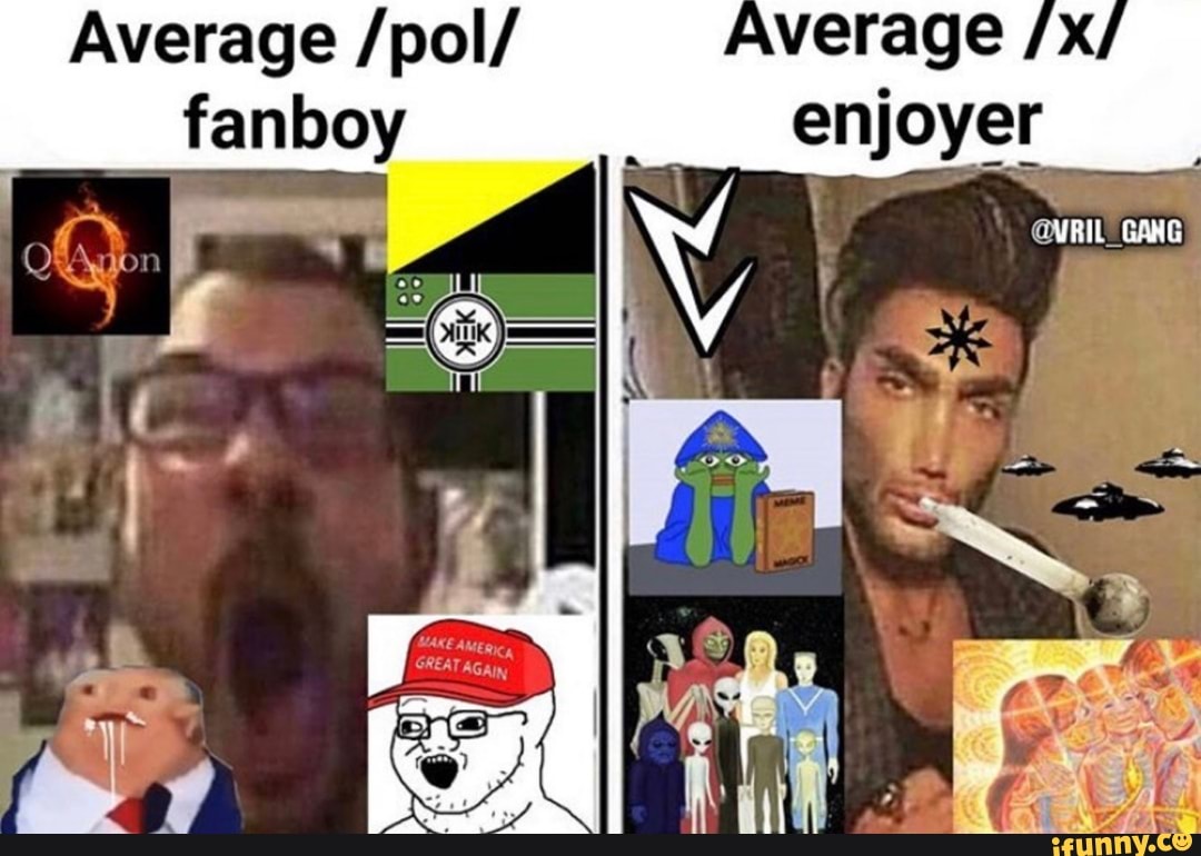 Average /pol/ Average /Xx fenboy enjoyer VRIL GANG - iFunny Brazil