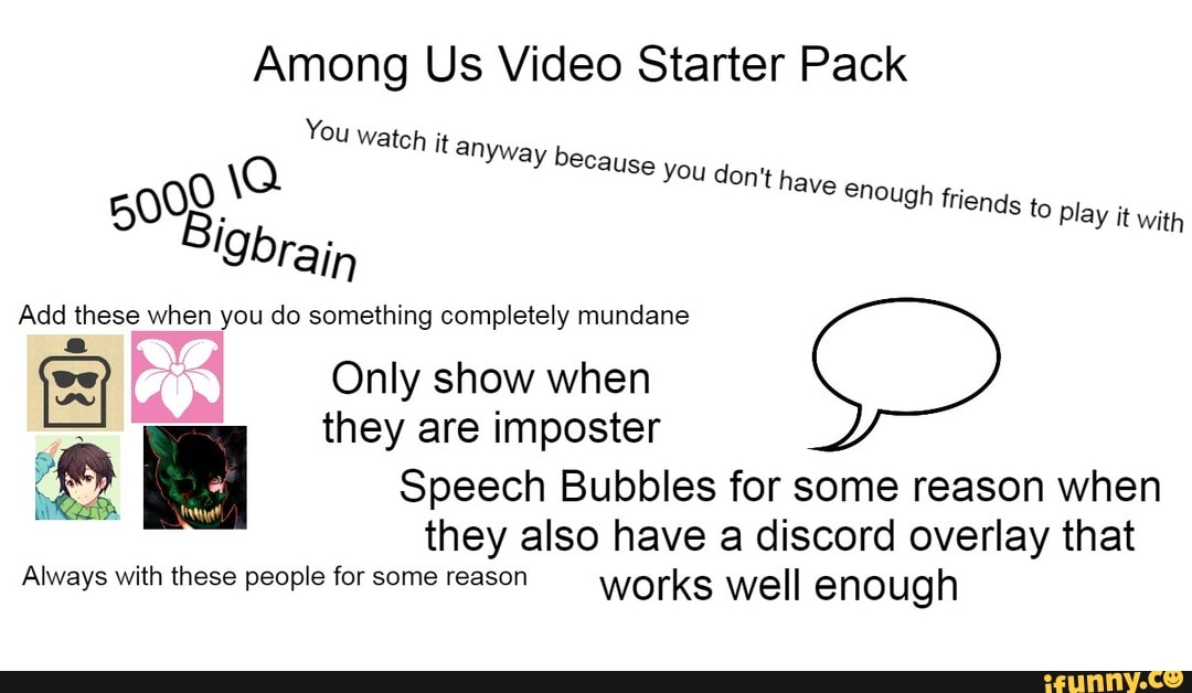 Among Us Starter Pack