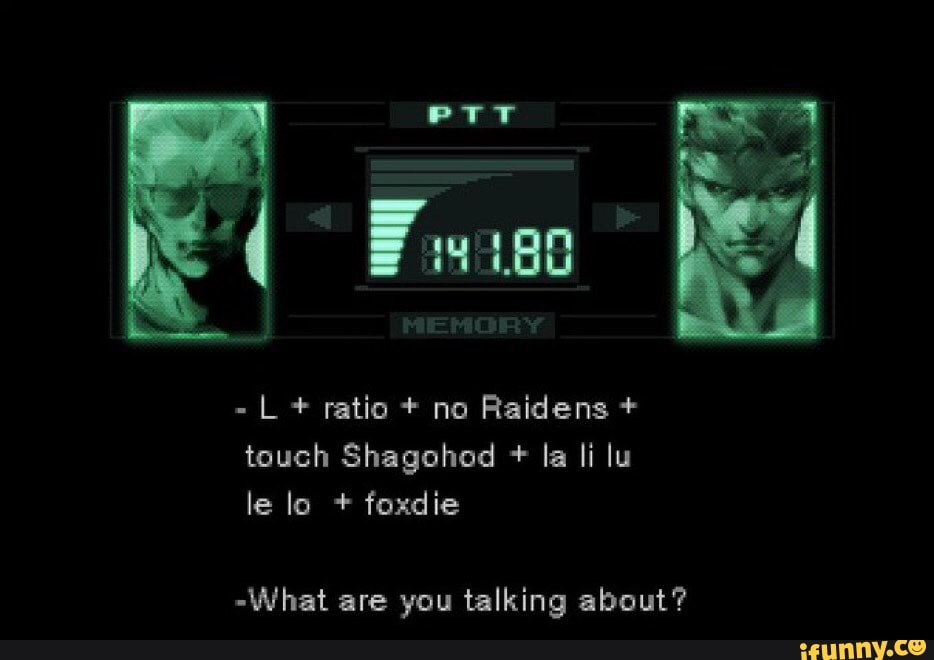 Personagens de games que acho foda : Raiden e Blade Wolf de Metal Gear  Risin PRa - iFunny Brazil