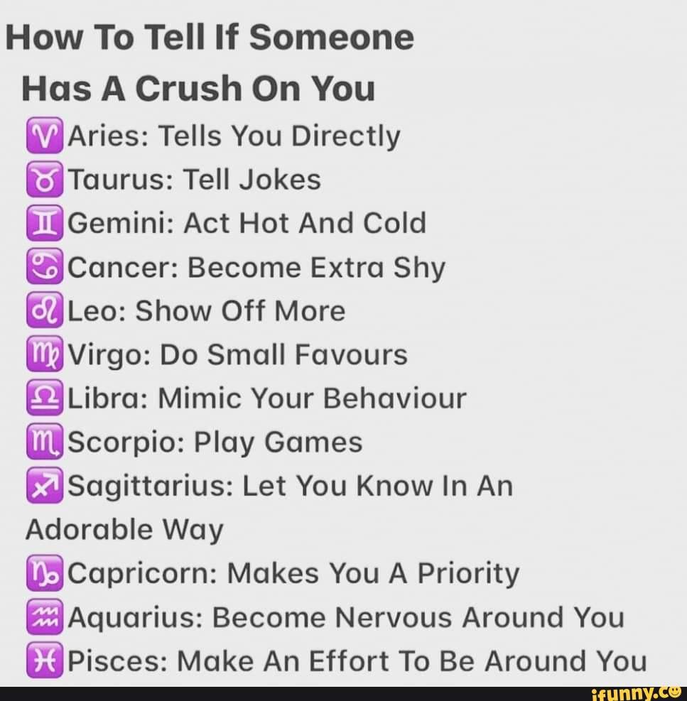 Ways To Know If Someone Has A Crush On You