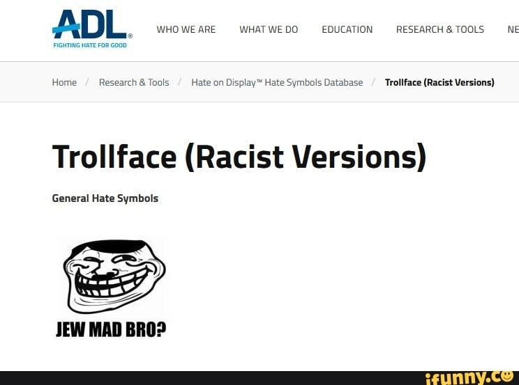 Trollface (Racist Versions)