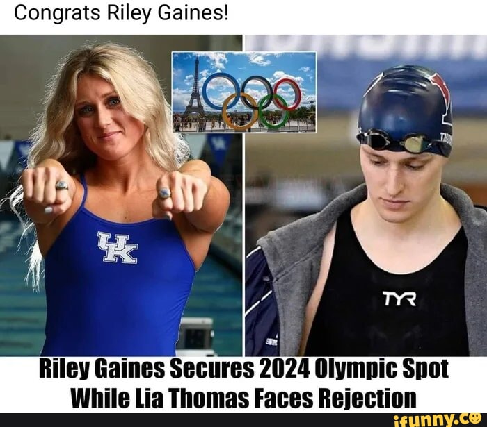 Congrats Riley Gaines! Riley Gaines Secures 2024 Olympic Spot While Lia
