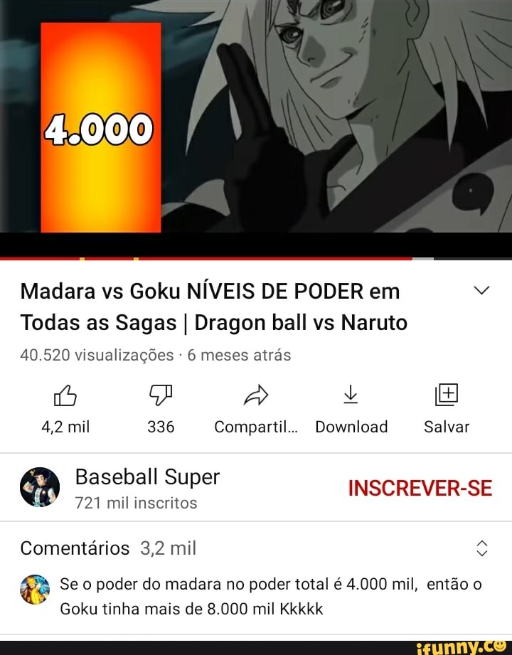 Dragon Ball e Naruto, parte 2. Meme