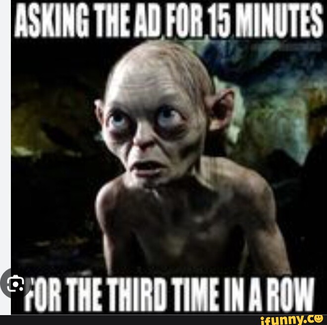 ASKING THE AD FOR 15 MINUTES OR THE THIRD TIME INA ROW iFunny Brazil