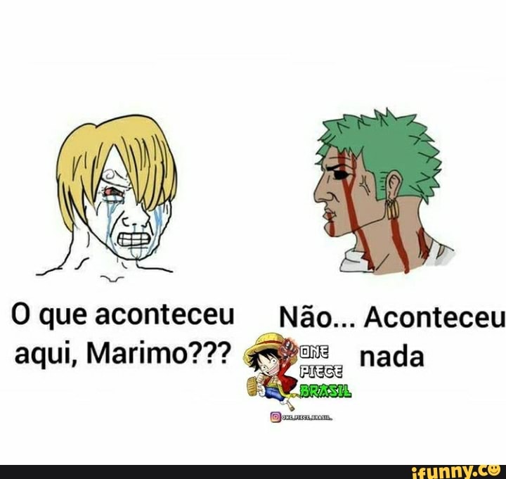 Não aconteceu nada  One Piece 