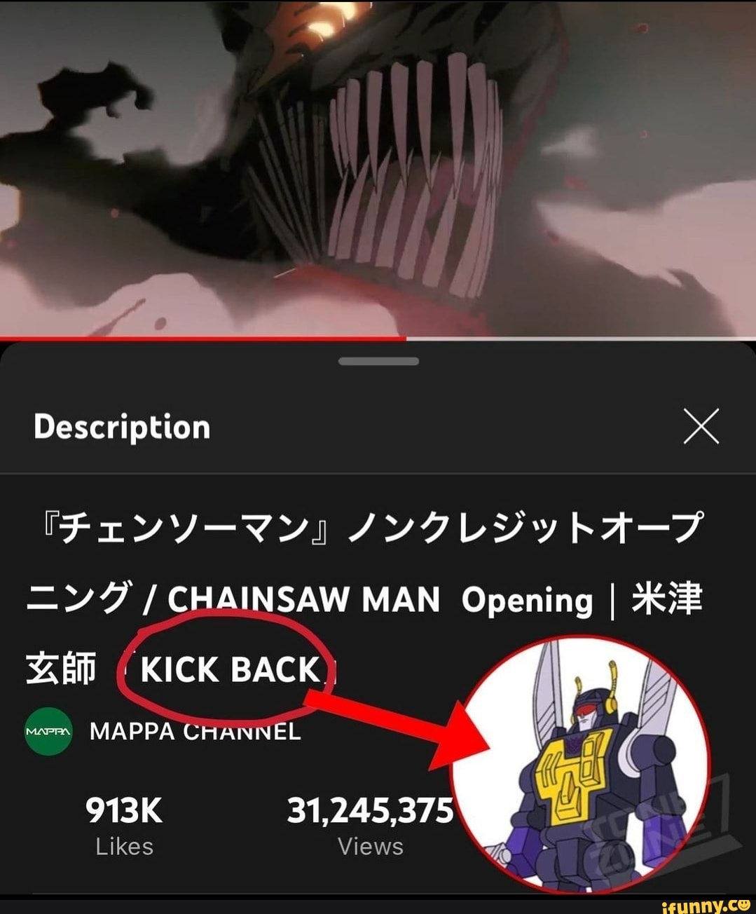 KICK BACK - Chainsaw Man Opening