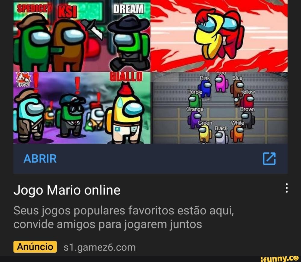 Io online Jogo Mar online Seus jogos populares favoritos estão aqui,  convide amigos para jogarem juntos Anúncio - iFunny Brazil