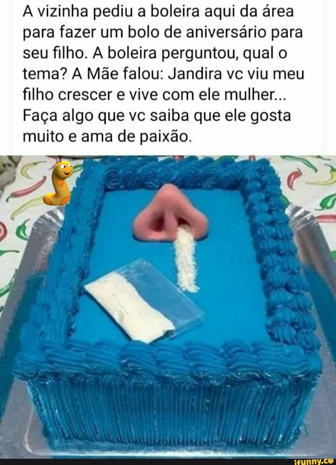 Finalmente a ultima parte do bolo de andar hahah me conta aqui o que v