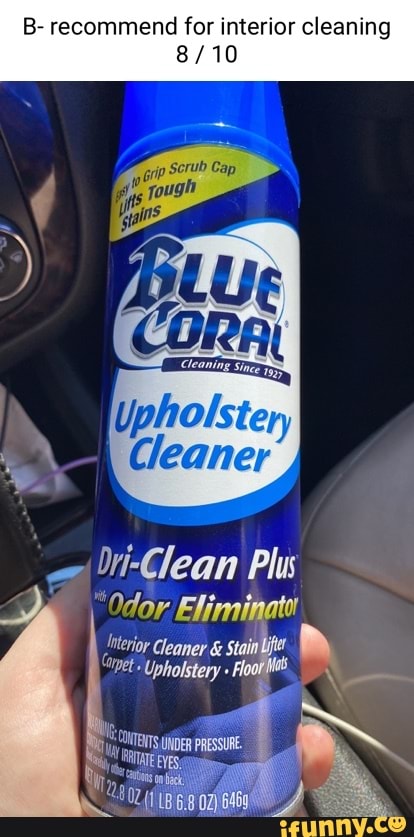 Blue Coral Upholstery Cleaner Dri-Clean