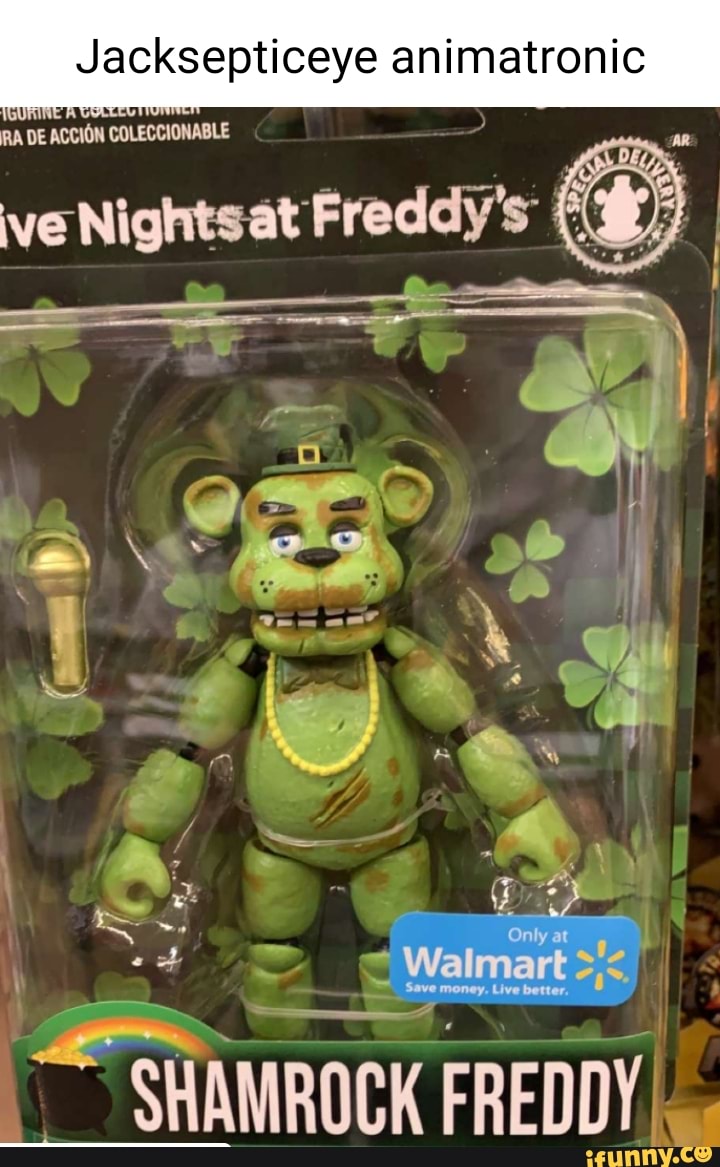 Action Figure: Five Nights at Freddy's - Shamrock Freddy (Walmart