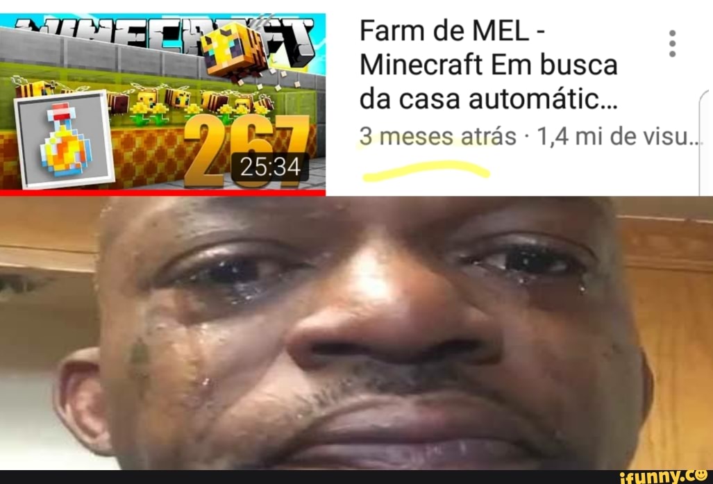 Farm de Madeira 100% Automática - Em busca da casa automática 3  Minecraft - iFunny Brazil