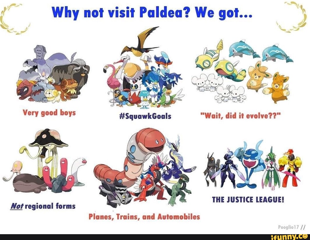 Gay Pokemon Nerd — @ flying types, maybe avoid Paldea as a vacation