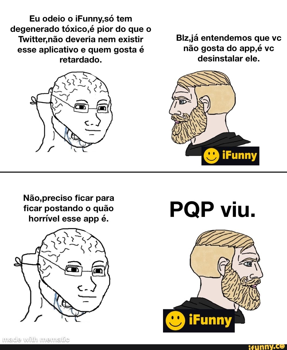 *Pessoas reclamando que 0 servidor do ifunny é ruim* único