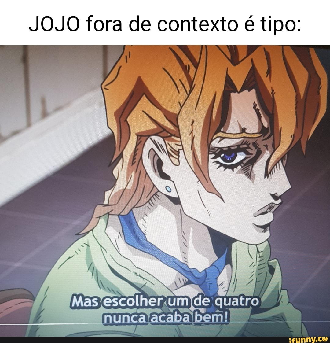 A página do meme Da um like - Imagens sem sentido de JoJo