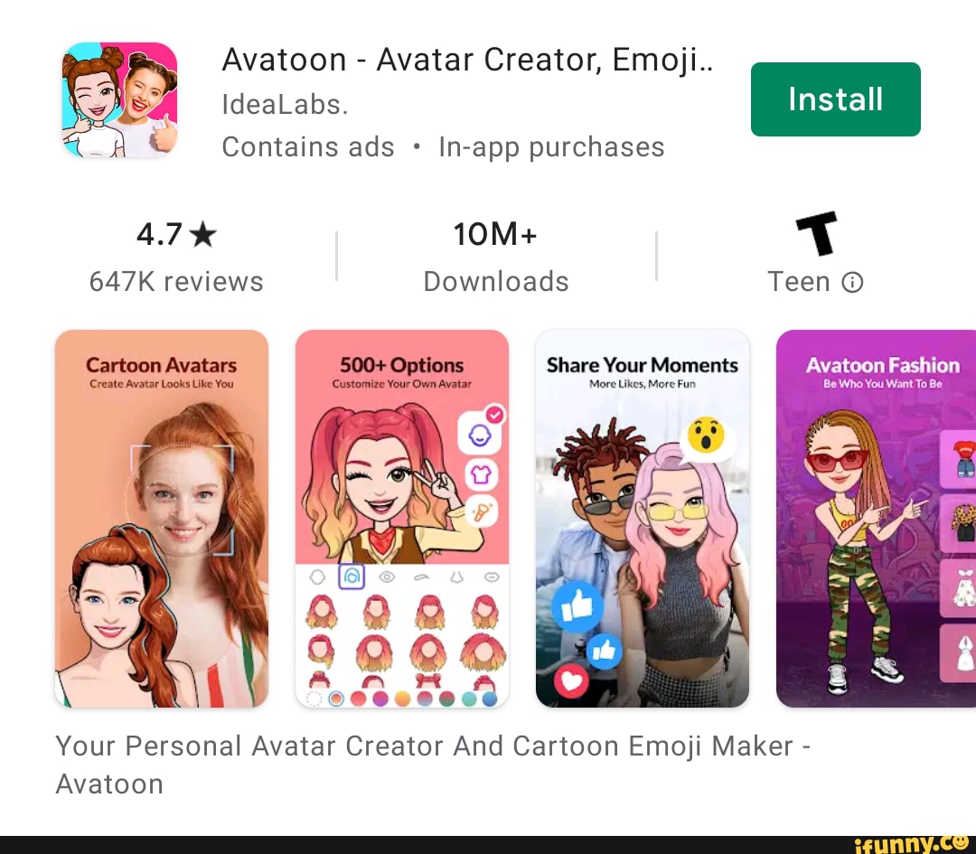 Avatoon® - Avatar Maker - Apps on Google Play