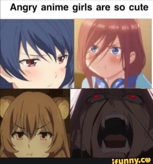 Angy anime girl - Imgflip