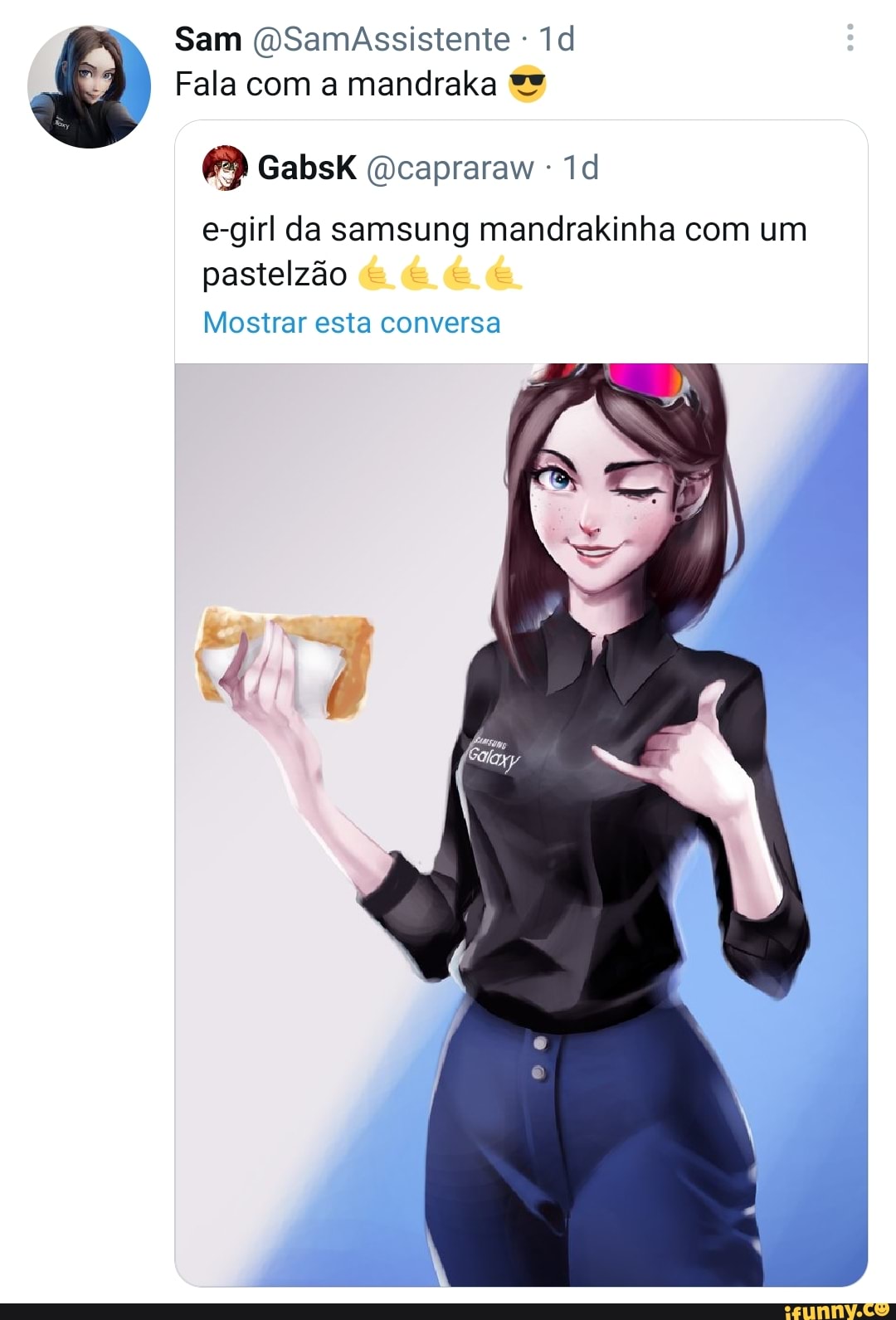 Conheça a Sam, personagem da Samsung que virou 'crush' da internet