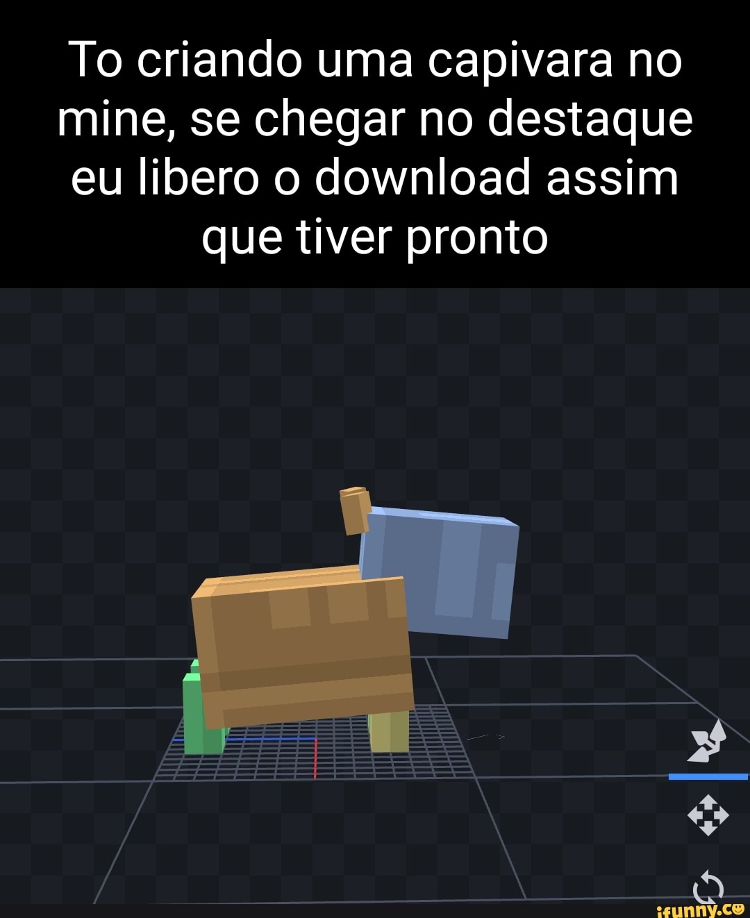 Quem você salvaria? adm da choquei curte e comenta capivara do minecraft só  olha - iFunny Brazil