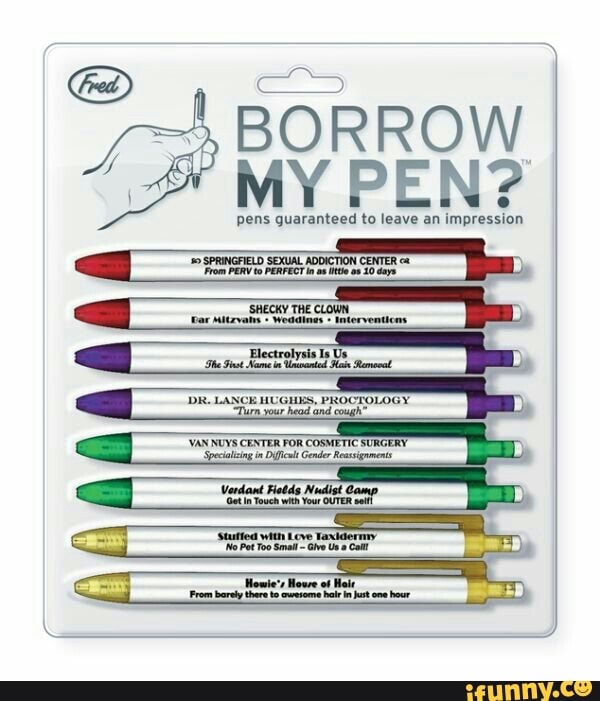 Borrow My Pen?