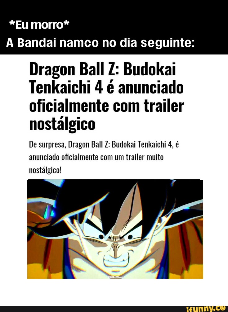 Novo Dragon Ball Z: Budokai Tenkaichi anunciado pela Bandai