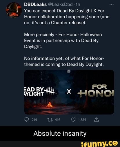 For Honor and Dead by Daylight Are Crossing Over in New Halloween Event