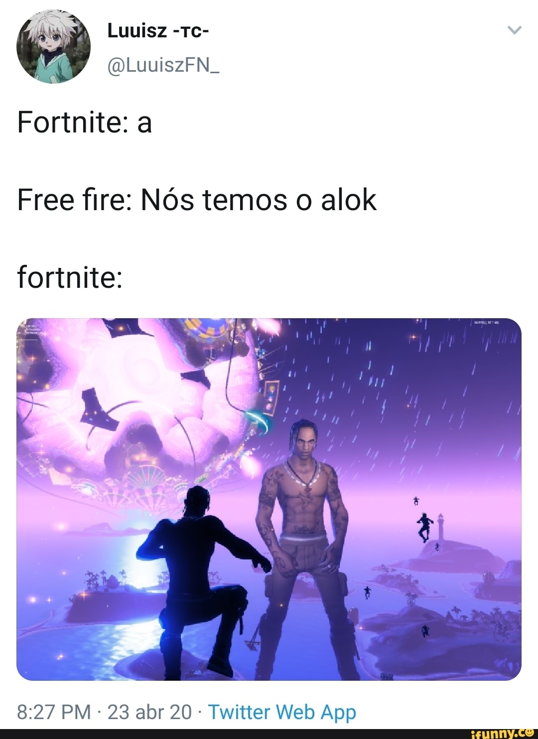 Free fire Fortnite robloxt pou free fire - iFunny Brazil