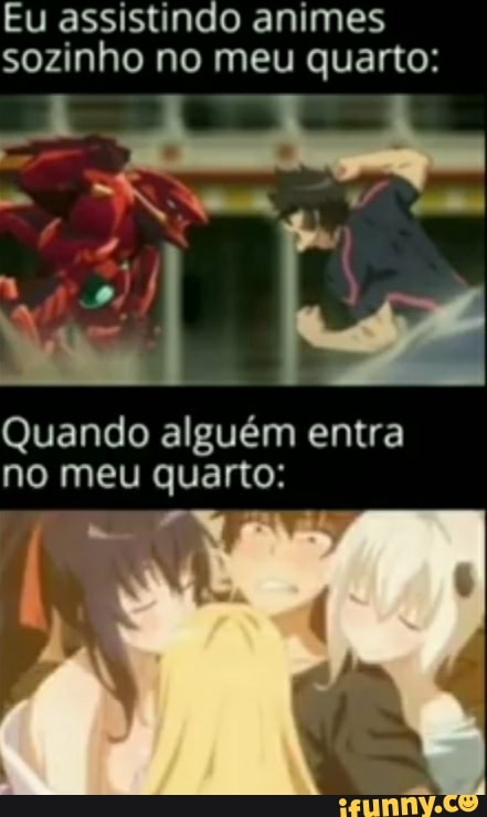 SOZINHOS NO QUARTO ( ͡° ͜ʖ ͡°) - ZUEIRA ANIME 