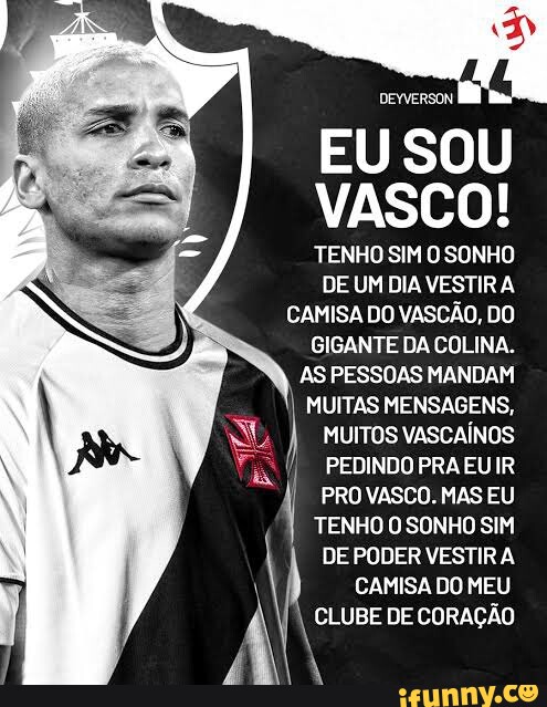 Isso é ser Vasco, o Gigante da Colina. — sou-vasco: É o Flamengo