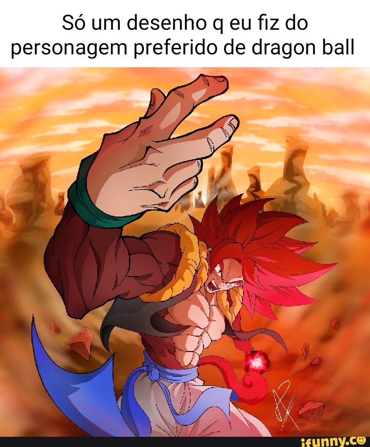 DESENHANDO AO VIVO GOGETA de DRAGON BALL 