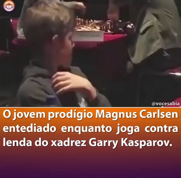Magnus Carlsen et Garry Kasparov