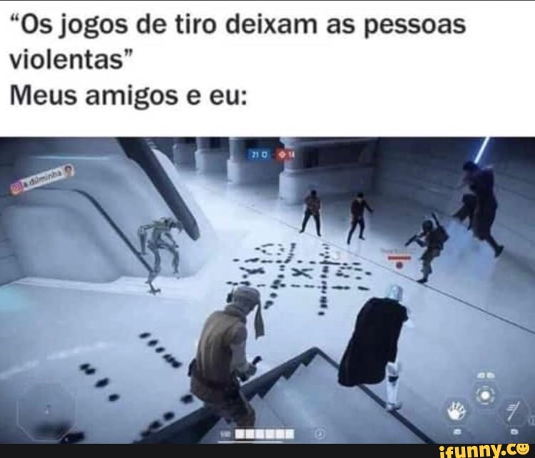 jogos são violentos - Meme by memezando :) Memedroid