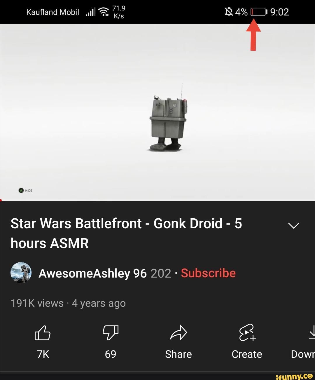 Kaufland Mobil 4% Star Wars Battlefront - Gonk Droid - 5 hours ASMR  AwesomedAshley 96 191K views - 4 years ago 69 Share Create Down - iFunny  Brazil