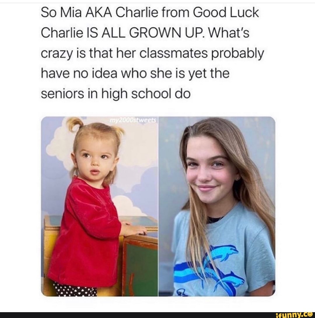 Good Luck Charlie' child star of viral meme fame begins high school
