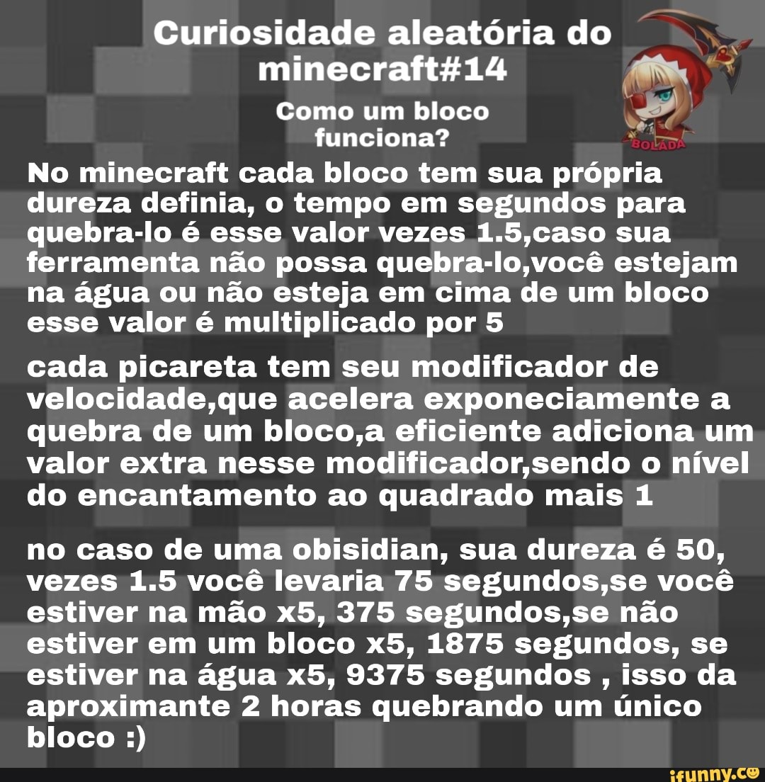 CURIOSIDADES sobre OS ENCATAMENTOS do MINECRAFT! 