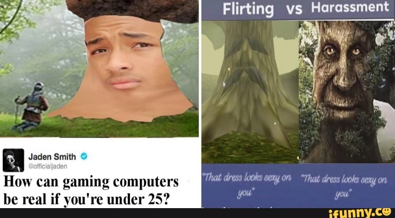 Flirting vs. Harassment, Wise Mystical Tree / If You're Over 25 and Own a  Computer, This Game Is a Must-Have