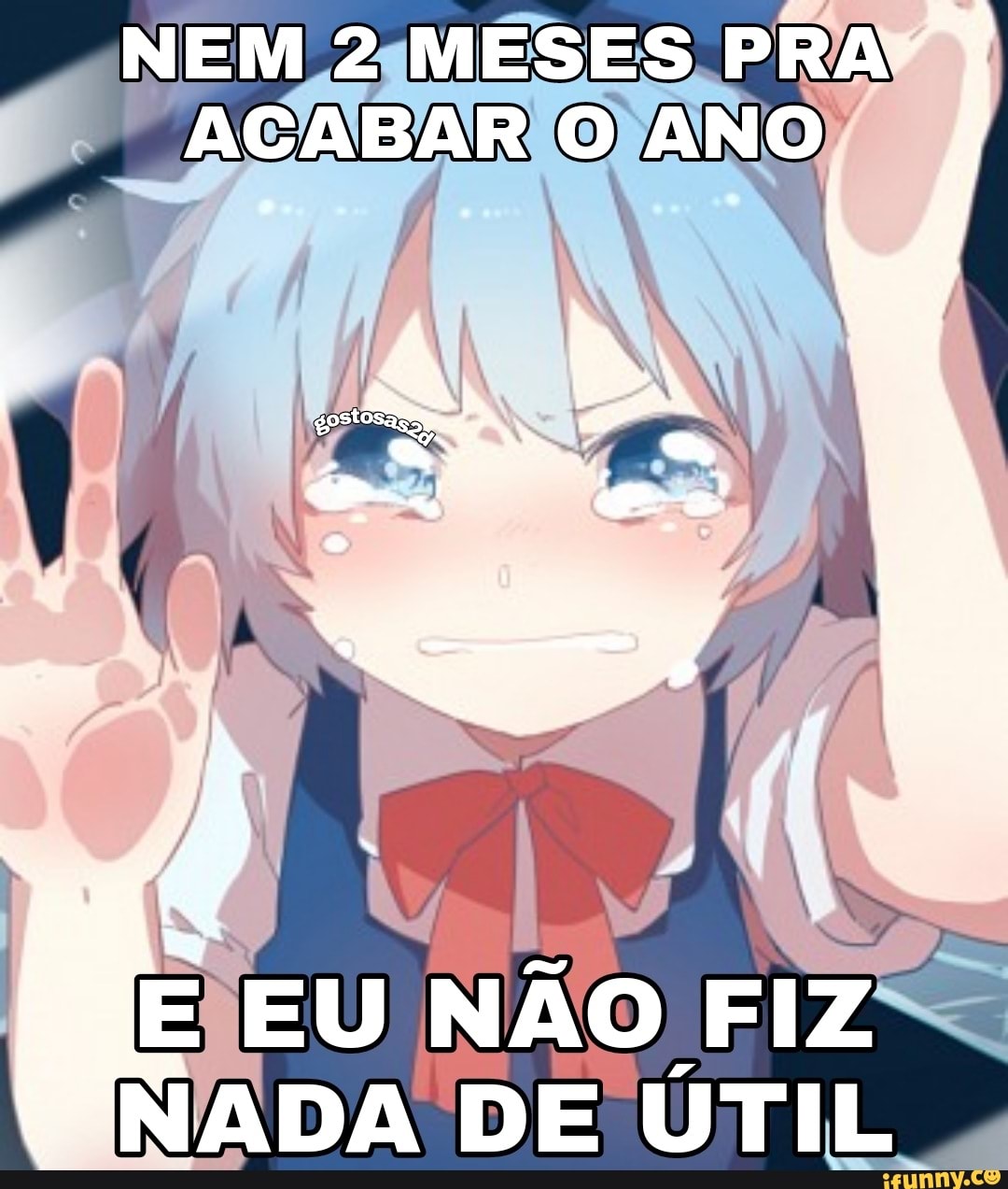 Eu depois de dizer (aoba) para uma pessoa aleatória e ela não me responder:  - iFunny Brazil