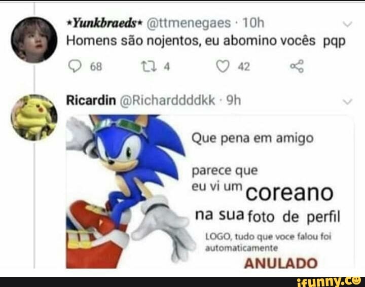 Sonicanulador memes. Best Collection of funny Sonicanulador pictures on  iFunny Brazil