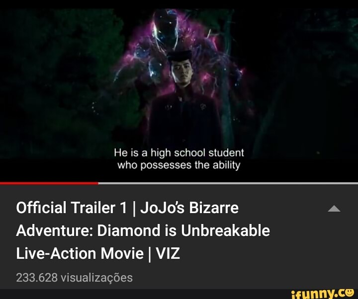 Official Trailer 1, JoJo's Bizarre Adventure: Diamond is Unbreakable  Live-Action Movie