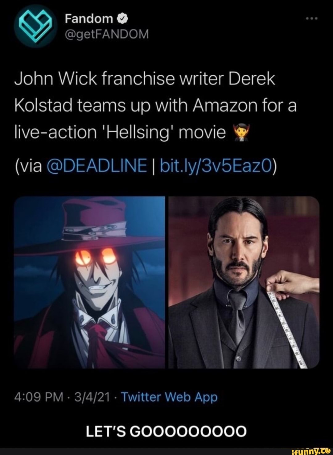 Developing 'Hellsing' Adaptation with 'John Wick's Derek Kolstad -  Murphy's Multiverse