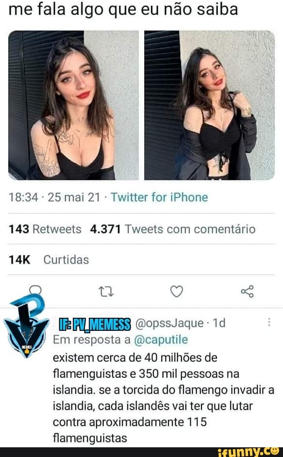 Experiência Flamino 752 mil inscritos INSCREVER-SE Comentários 4,9 mil Se  Jesus mandou não entrar na deep web, quem sou eu, vou passar é longe kkkkk  - iFunny Brazil