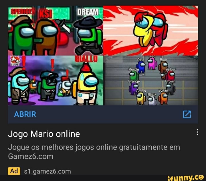 ABRIR Jogue grátis agora Os melhores jogos online de 2021. Jogue online  grátis agora Anúncio I gamez6 com - iFunny Brazil