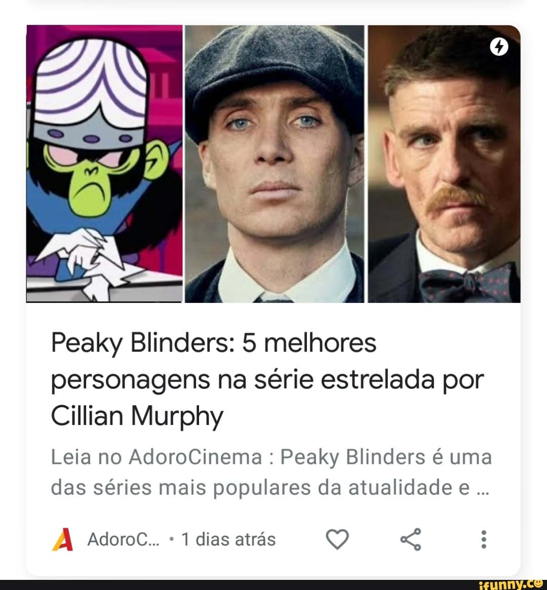 O que significa Peaky Blinders? Conheça a história por trás do nome da  série com Cillian Murphy - Notícias de séries - AdoroCinema