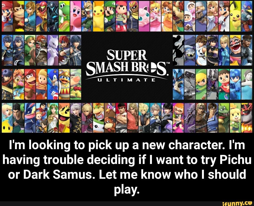 Who should I play in Smash Ultimate?