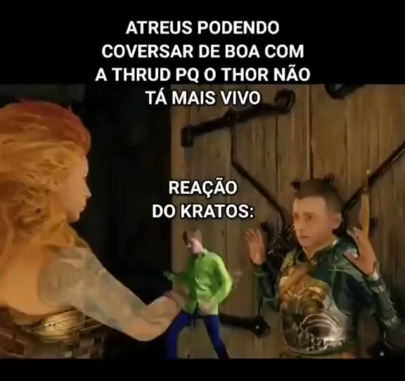 Leaked God Of War DLC footage of Kratos' Spartan Rage after finding Atreus'  on the verge of death - iFunny Brazil