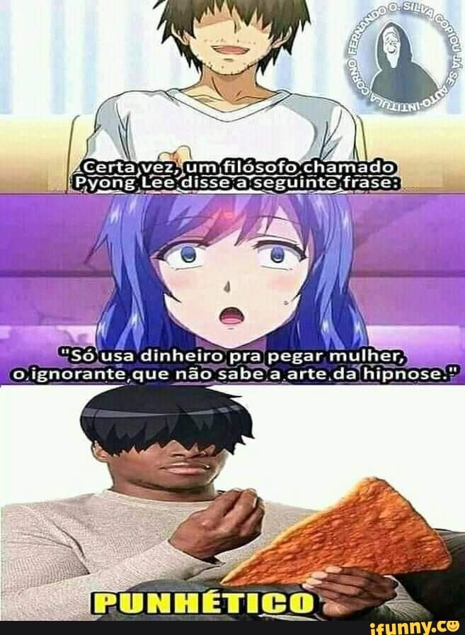 Uma página que posta memes de anime com qualidade duvidosa - A ciência é  sexista