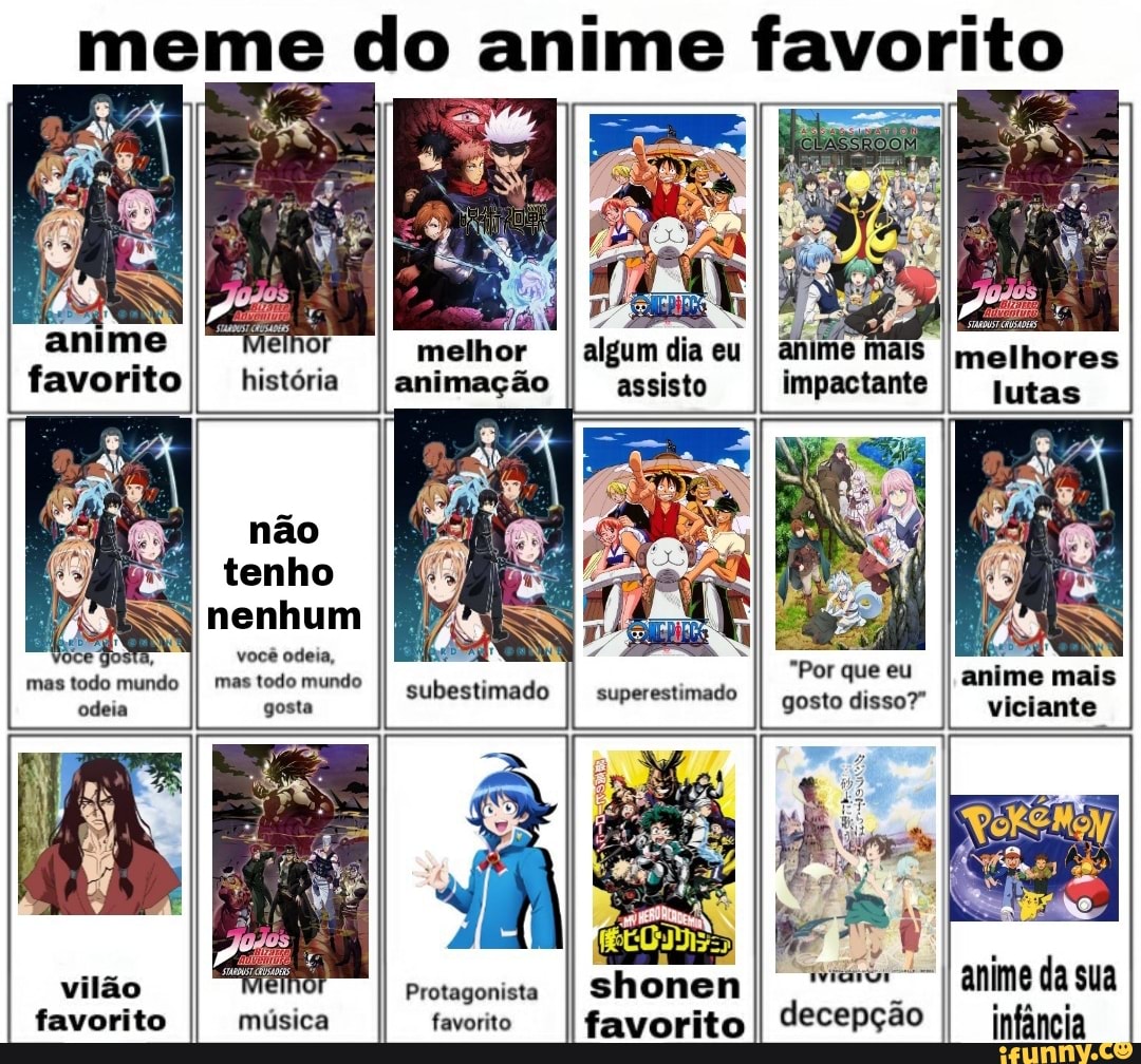 Animes que eu adoro… só eu, todo mundo odeia