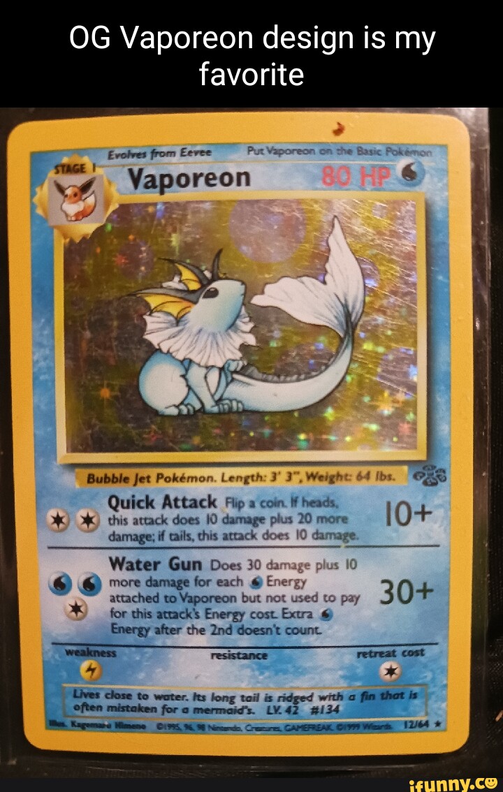 Pokemon Vaporeon Eevee - EEVEE EVOLUTION TREE - iFunny Brazil