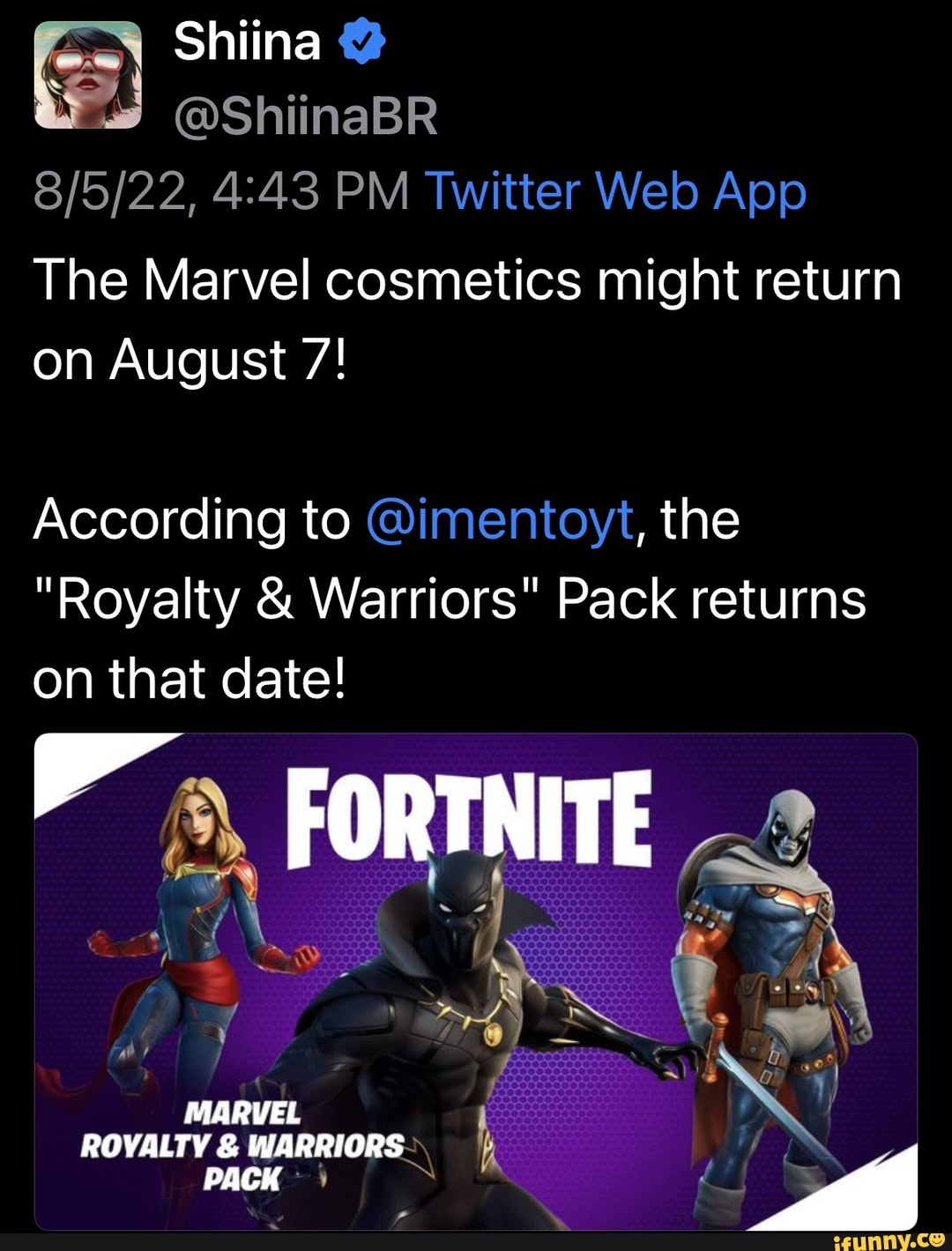 Fortnite Marvel Royalty Warriors Pack Is The BEST Pack In Fortnite