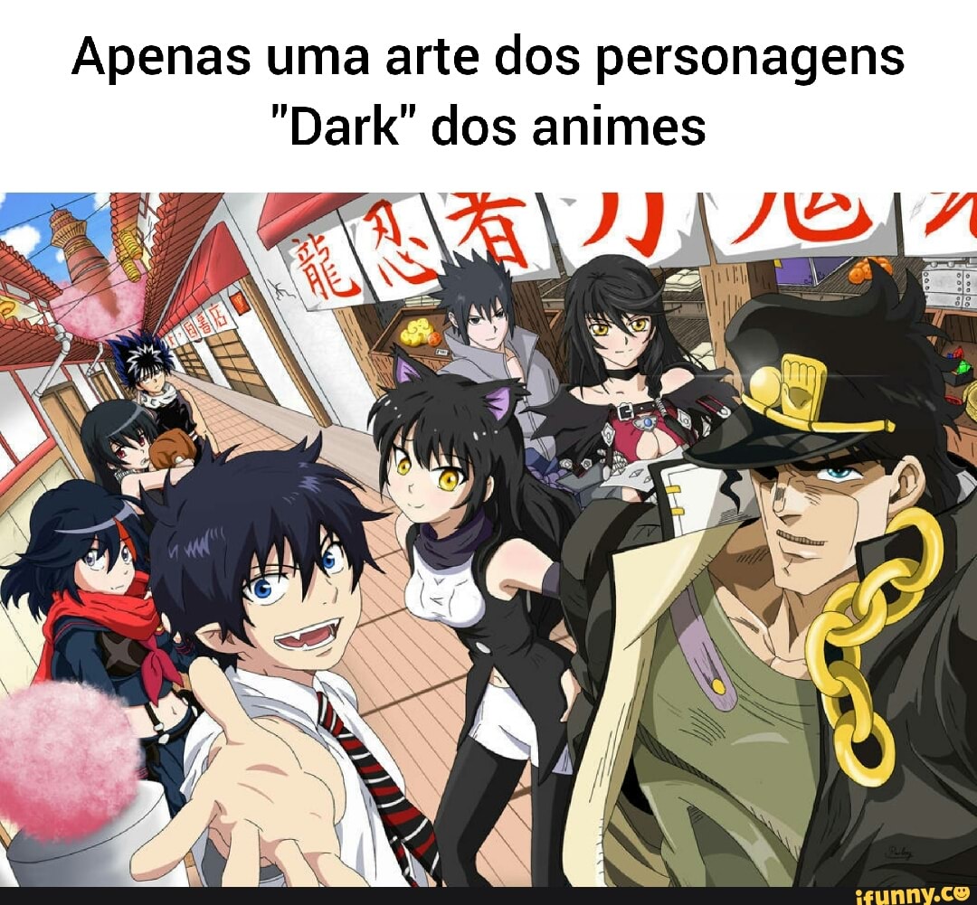 Personagens Darks em Animes!