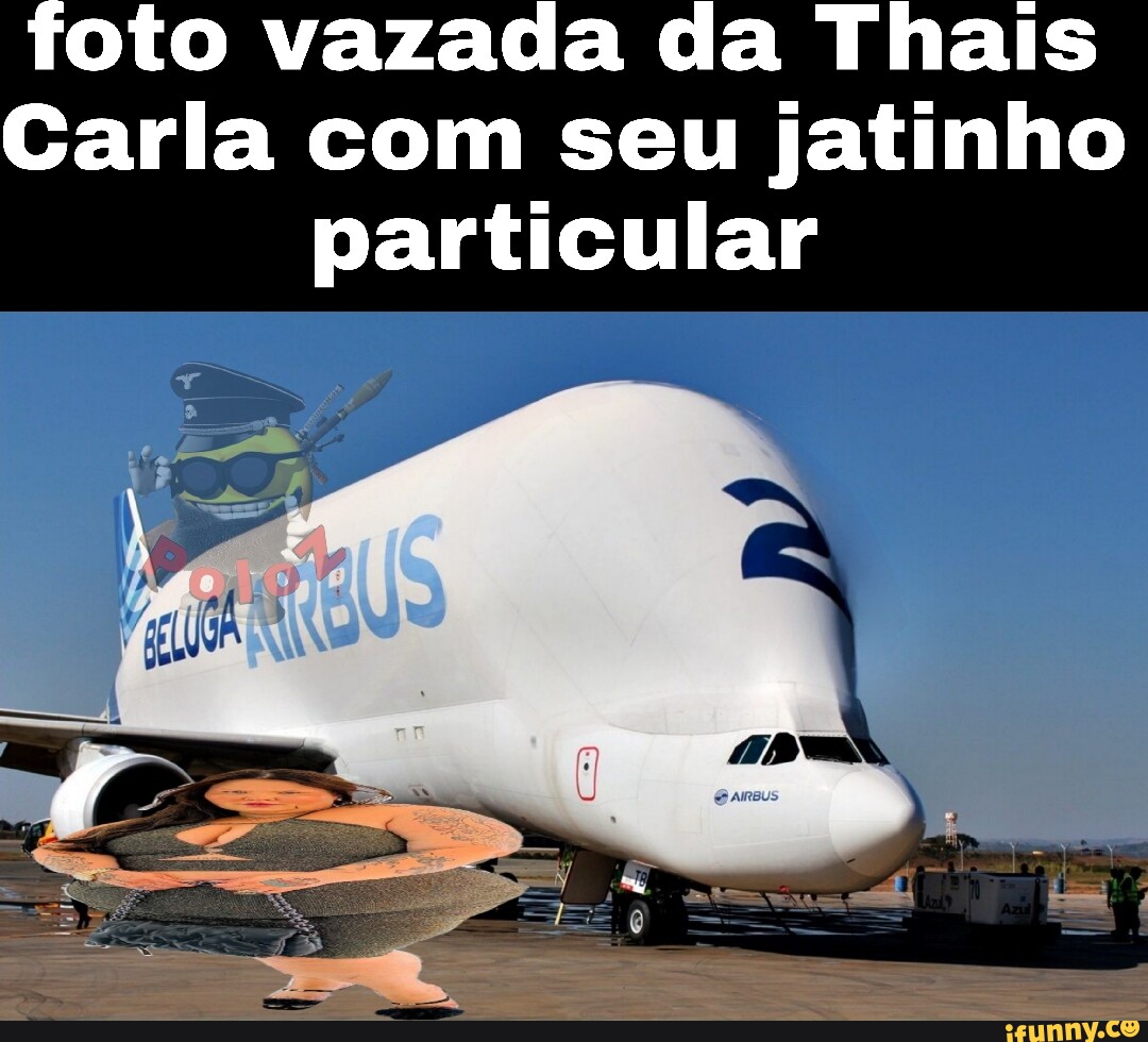 Foto vazada da Tinais Carla com seu jatinho particular - iFunny Brazil